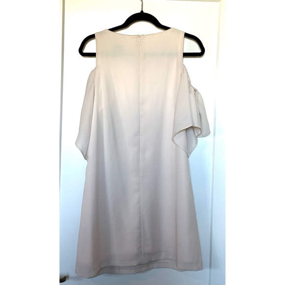 ASOS Ruffle Cold Shoulder Shift Dress - Picture 4 of 7